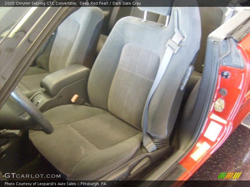 Deep Red Pearl / Dark Slate Gray 2005 Chrysler Sebring GTC Convertible