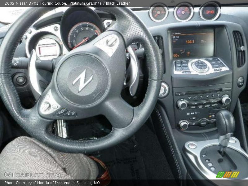 Platinum Graphite / Black Leather 2009 Nissan 370Z Touring Coupe