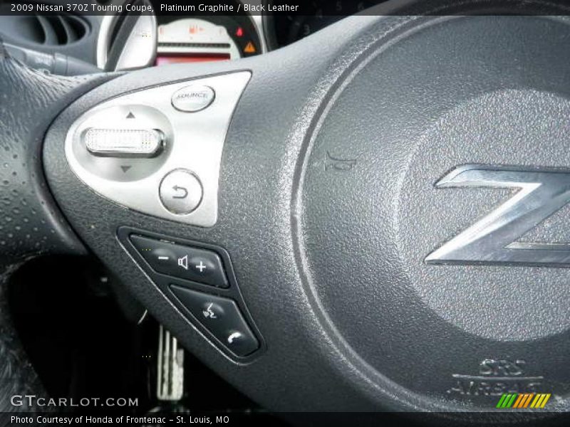Platinum Graphite / Black Leather 2009 Nissan 370Z Touring Coupe