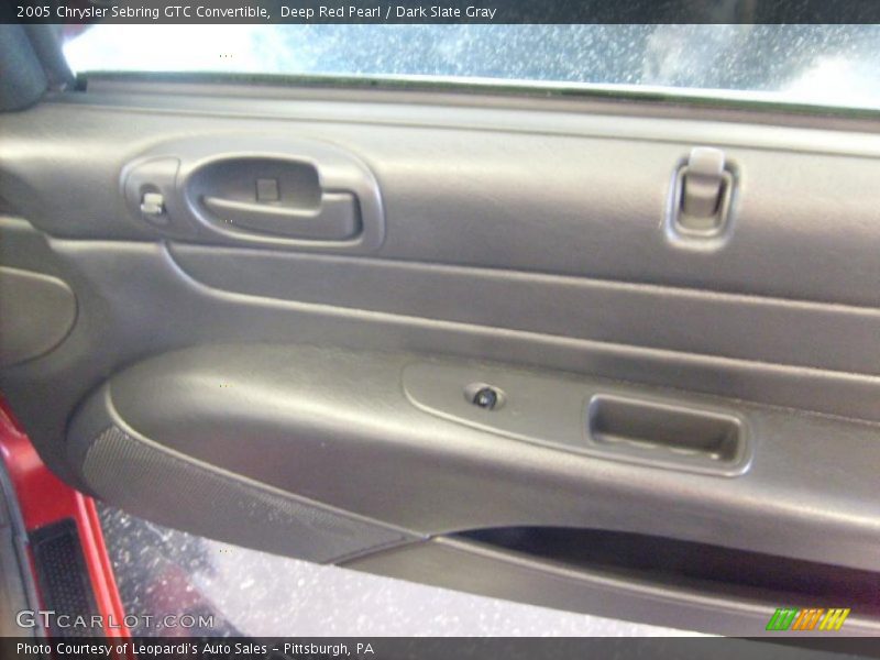 Deep Red Pearl / Dark Slate Gray 2005 Chrysler Sebring GTC Convertible
