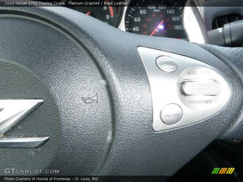 Platinum Graphite / Black Leather 2009 Nissan 370Z Touring Coupe