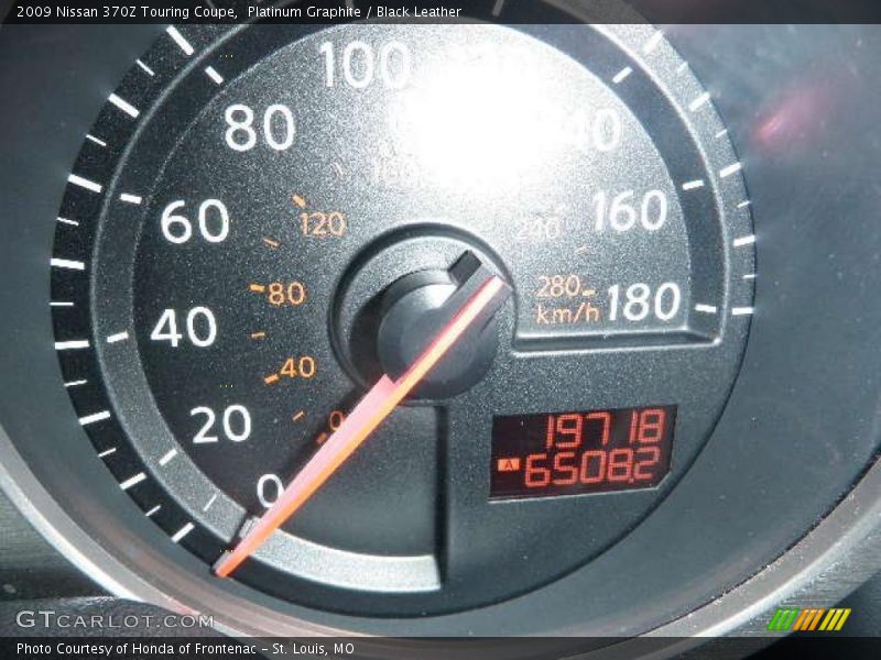 Platinum Graphite / Black Leather 2009 Nissan 370Z Touring Coupe