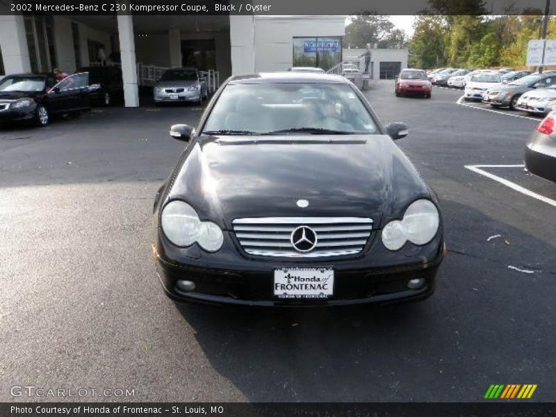 Black / Oyster 2002 Mercedes-Benz C 230 Kompressor Coupe