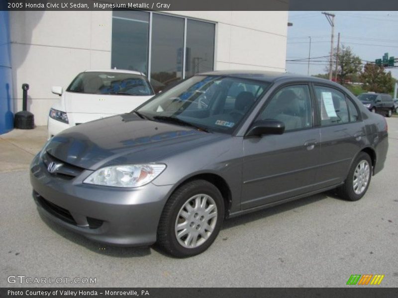 Magnesium Metallic / Gray 2005 Honda Civic LX Sedan
