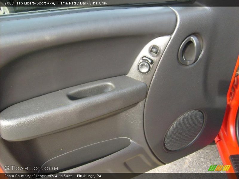 Flame Red / Dark Slate Gray 2003 Jeep Liberty Sport 4x4
