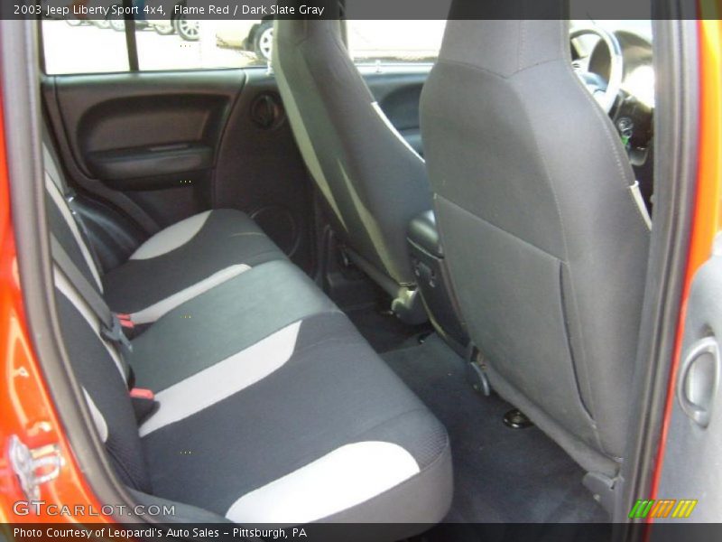 Flame Red / Dark Slate Gray 2003 Jeep Liberty Sport 4x4