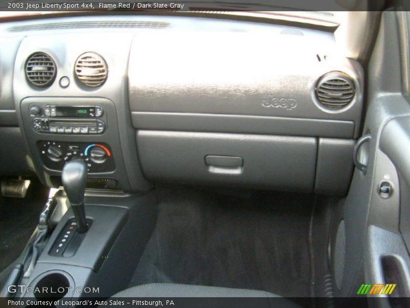  2003 Liberty Sport 4x4 Dark Slate Gray Interior