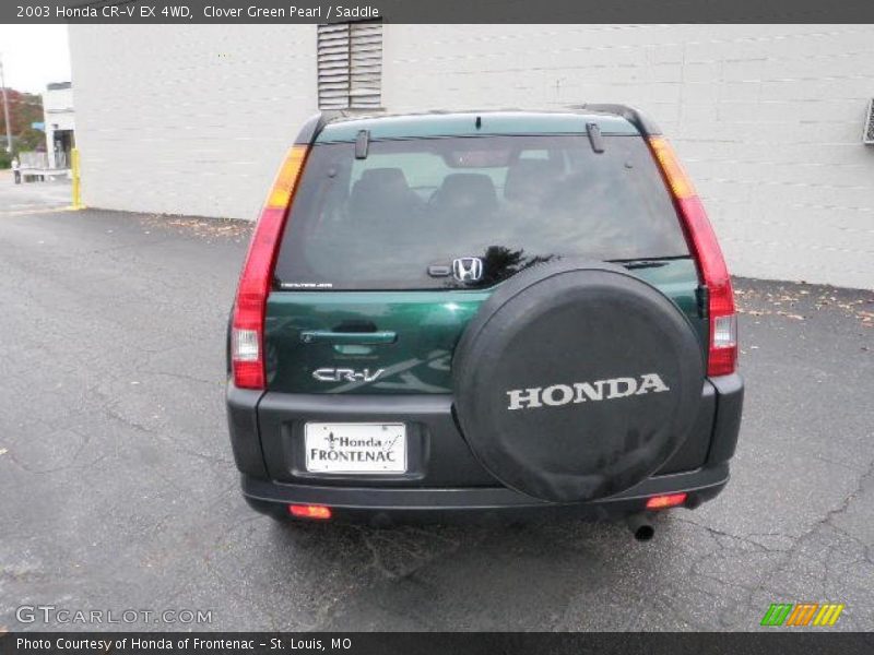 Clover Green Pearl / Saddle 2003 Honda CR-V EX 4WD