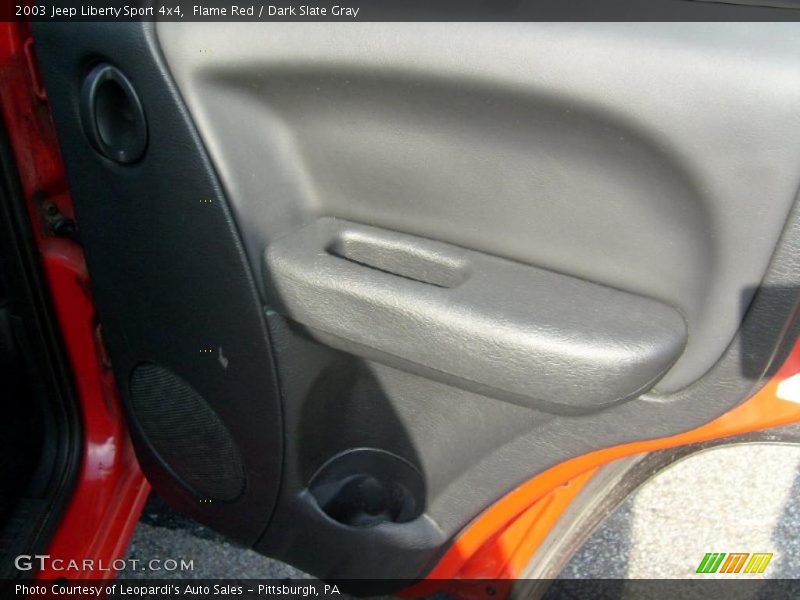 Flame Red / Dark Slate Gray 2003 Jeep Liberty Sport 4x4
