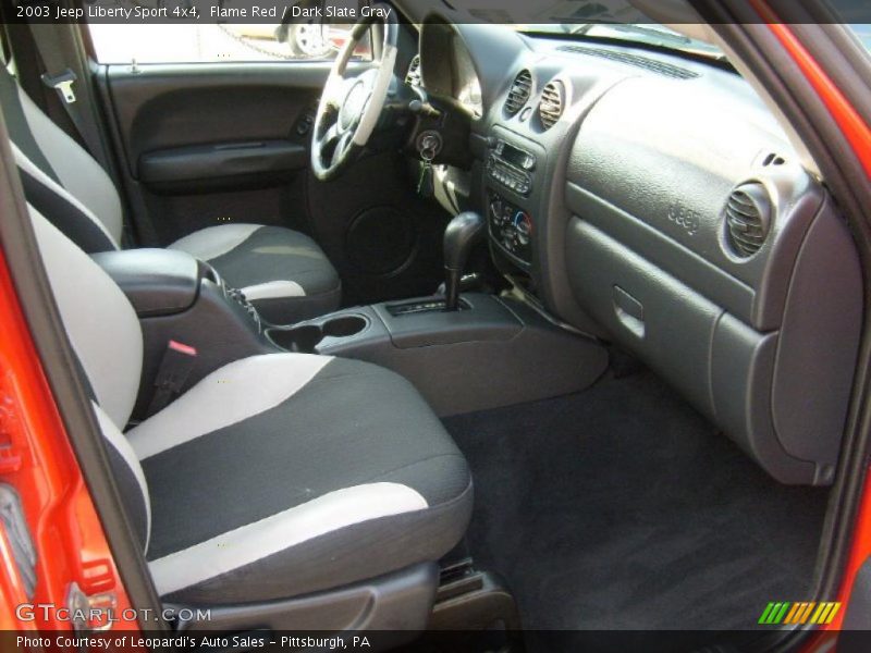  2003 Liberty Sport 4x4 Dark Slate Gray Interior