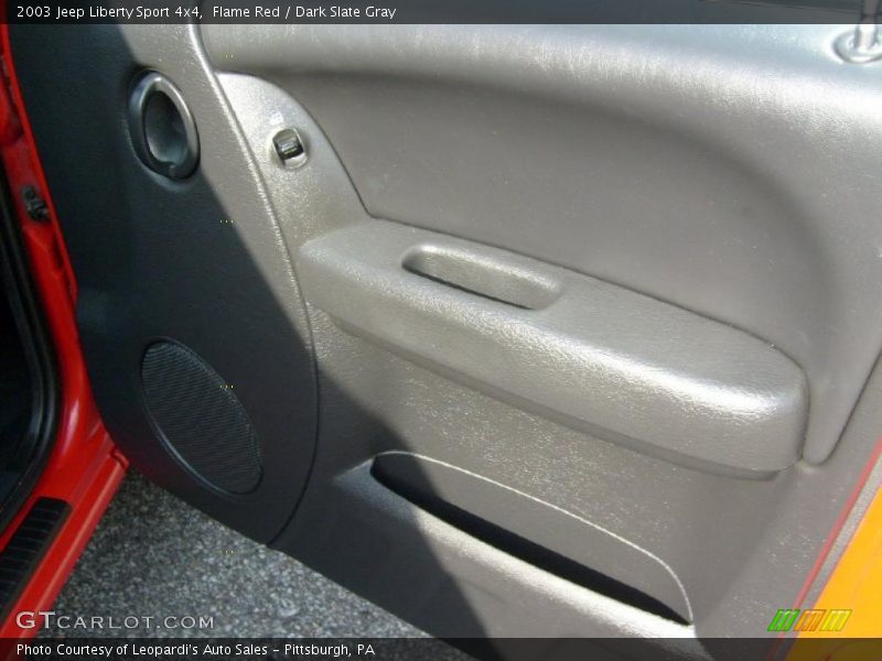 Flame Red / Dark Slate Gray 2003 Jeep Liberty Sport 4x4
