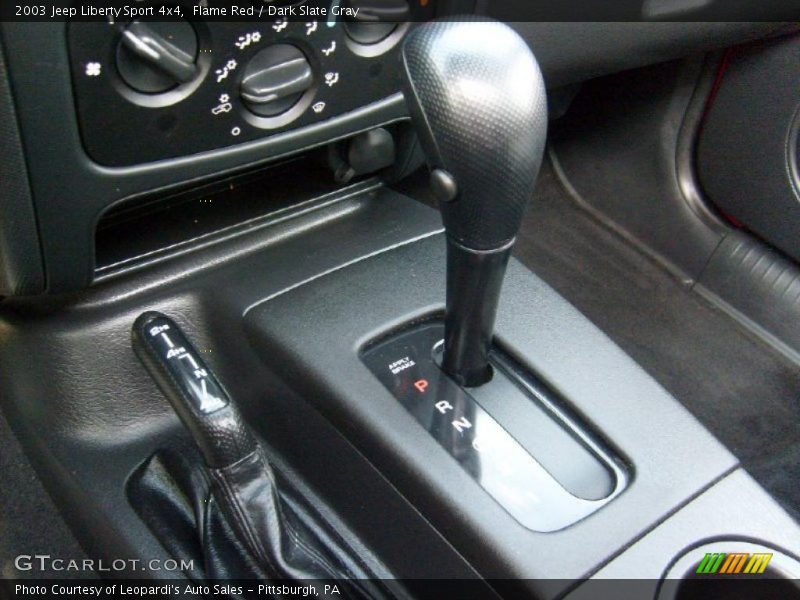  2003 Liberty Sport 4x4 4 Speed Automatic Shifter