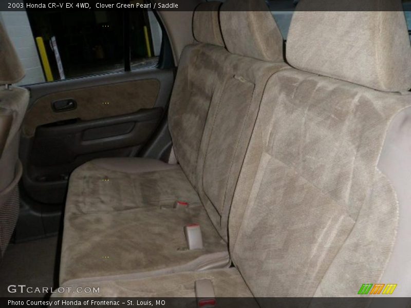Clover Green Pearl / Saddle 2003 Honda CR-V EX 4WD