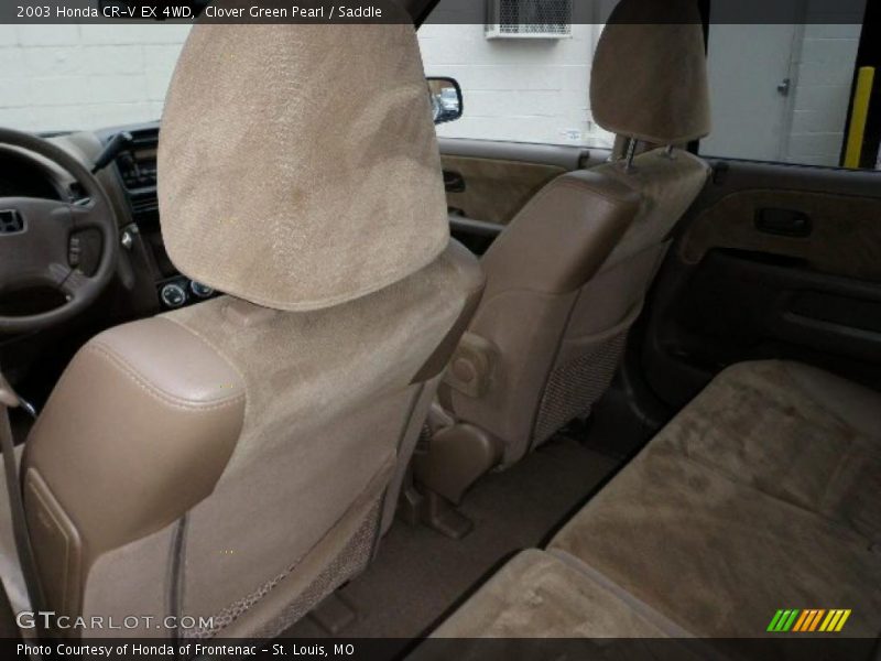 Clover Green Pearl / Saddle 2003 Honda CR-V EX 4WD