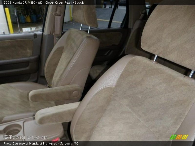 Clover Green Pearl / Saddle 2003 Honda CR-V EX 4WD