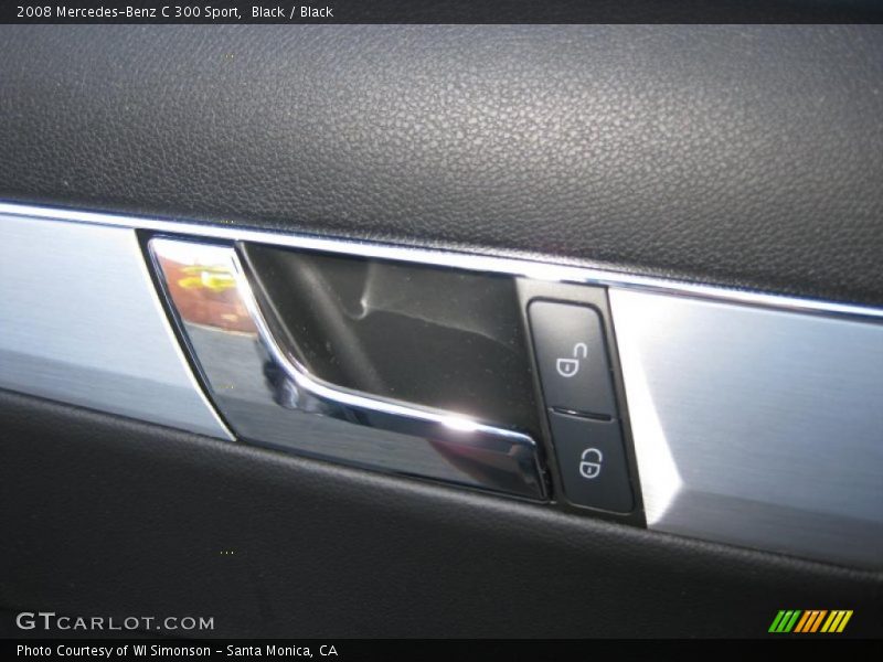 Black / Black 2008 Mercedes-Benz C 300 Sport