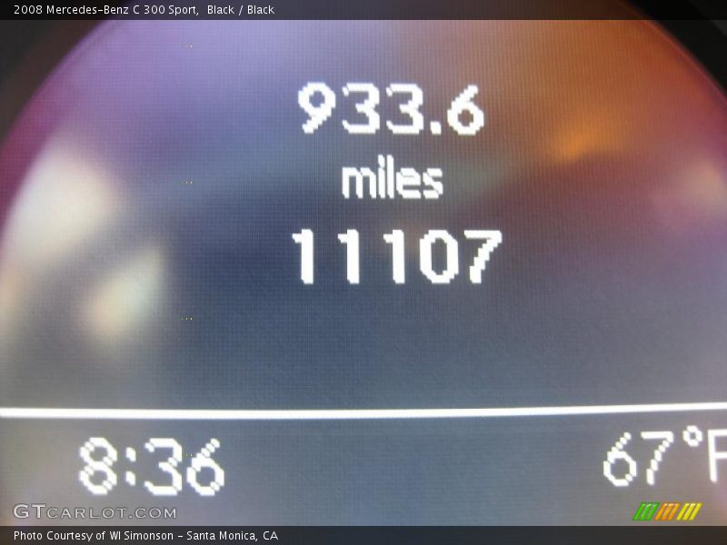 Black / Black 2008 Mercedes-Benz C 300 Sport