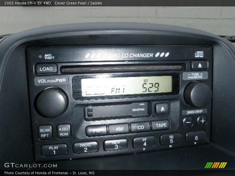 Clover Green Pearl / Saddle 2003 Honda CR-V EX 4WD