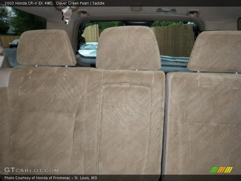 Clover Green Pearl / Saddle 2003 Honda CR-V EX 4WD