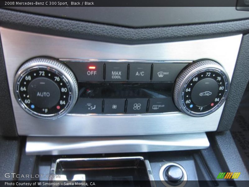 Black / Black 2008 Mercedes-Benz C 300 Sport