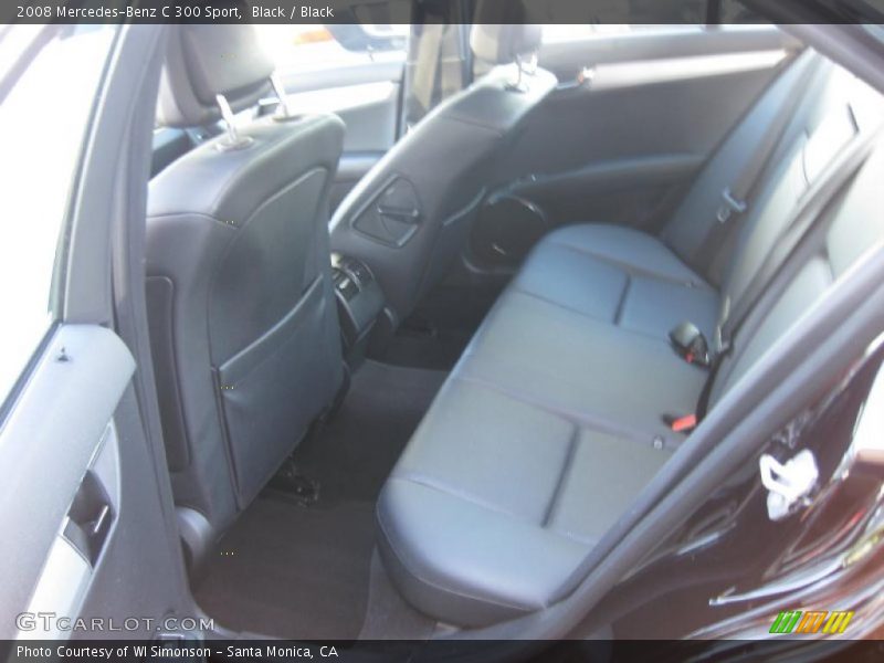 Black / Black 2008 Mercedes-Benz C 300 Sport