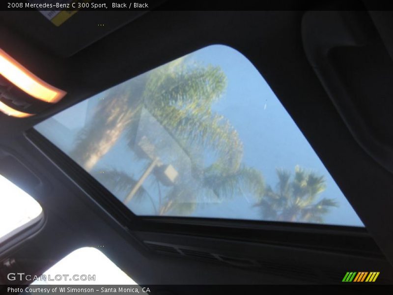Black / Black 2008 Mercedes-Benz C 300 Sport