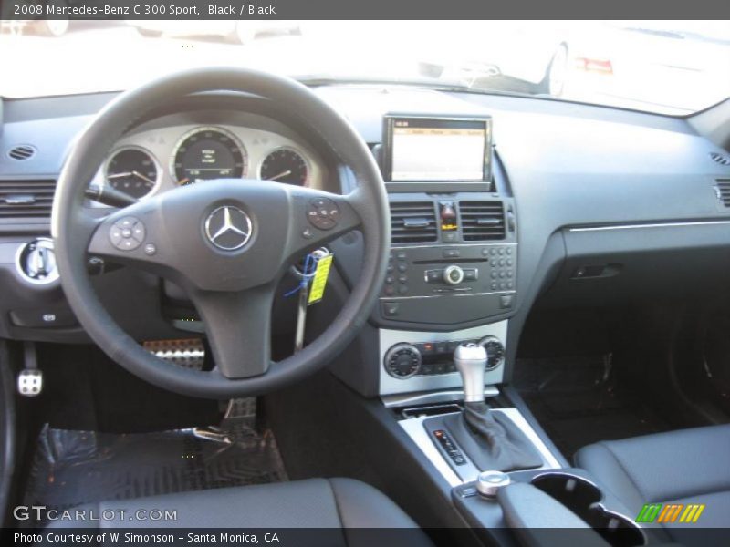 Black / Black 2008 Mercedes-Benz C 300 Sport
