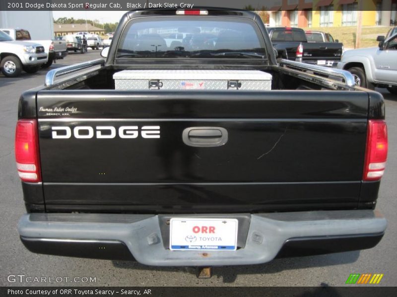 Black / Dark Slate Gray 2001 Dodge Dakota Sport Regular Cab