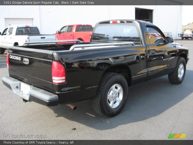 Black / Dark Slate Gray 2001 Dodge Dakota Sport Regular Cab