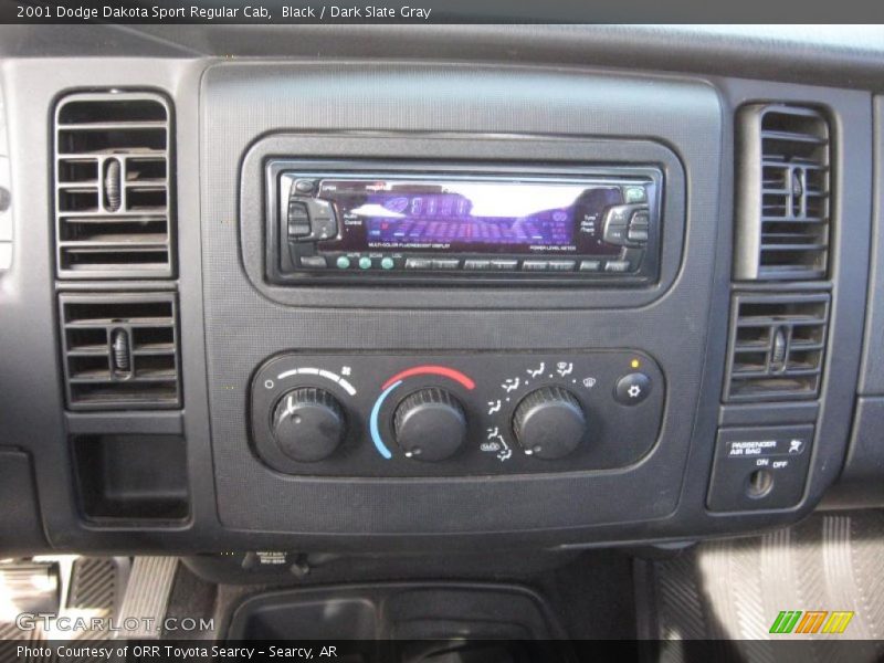 Black / Dark Slate Gray 2001 Dodge Dakota Sport Regular Cab
