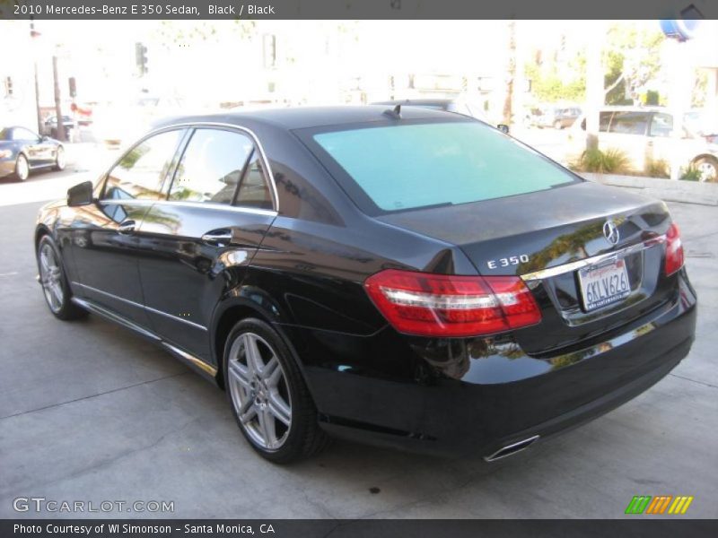 Black / Black 2010 Mercedes-Benz E 350 Sedan