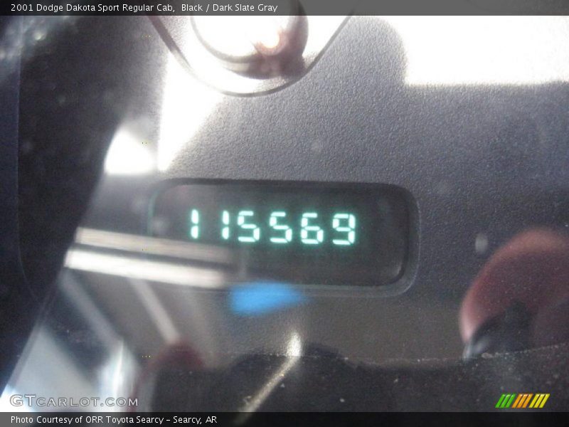 Black / Dark Slate Gray 2001 Dodge Dakota Sport Regular Cab