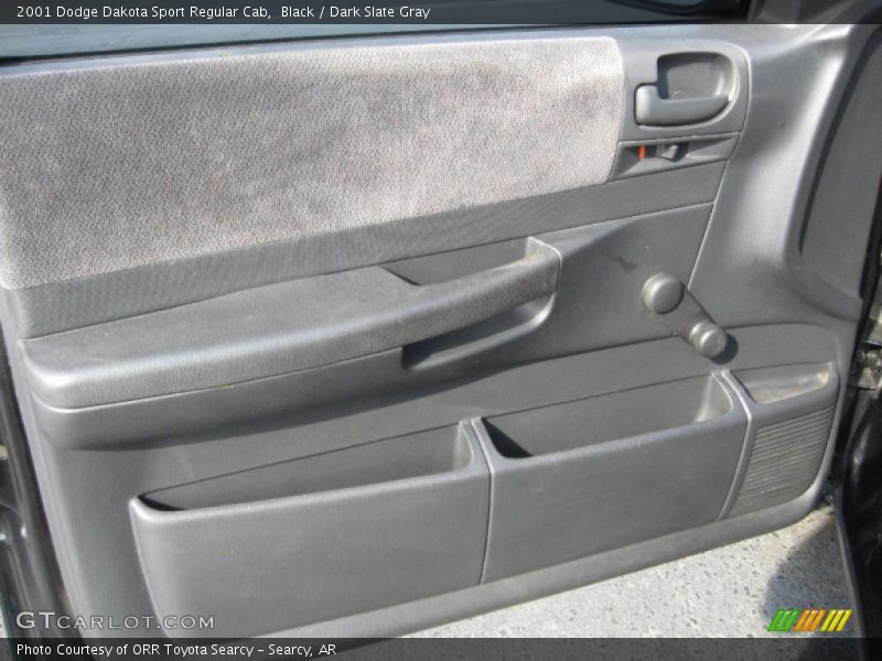 Black / Dark Slate Gray 2001 Dodge Dakota Sport Regular Cab