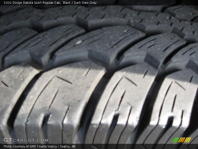 Black / Dark Slate Gray 2001 Dodge Dakota Sport Regular Cab