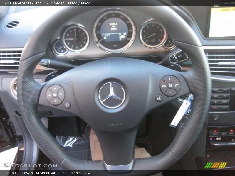 Black / Black 2010 Mercedes-Benz E 350 Sedan