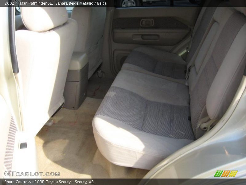 Sahara Beige Metallic / Beige 2002 Nissan Pathfinder SE
