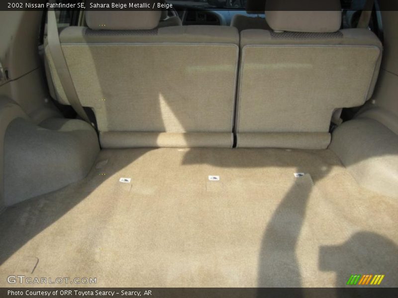 Sahara Beige Metallic / Beige 2002 Nissan Pathfinder SE