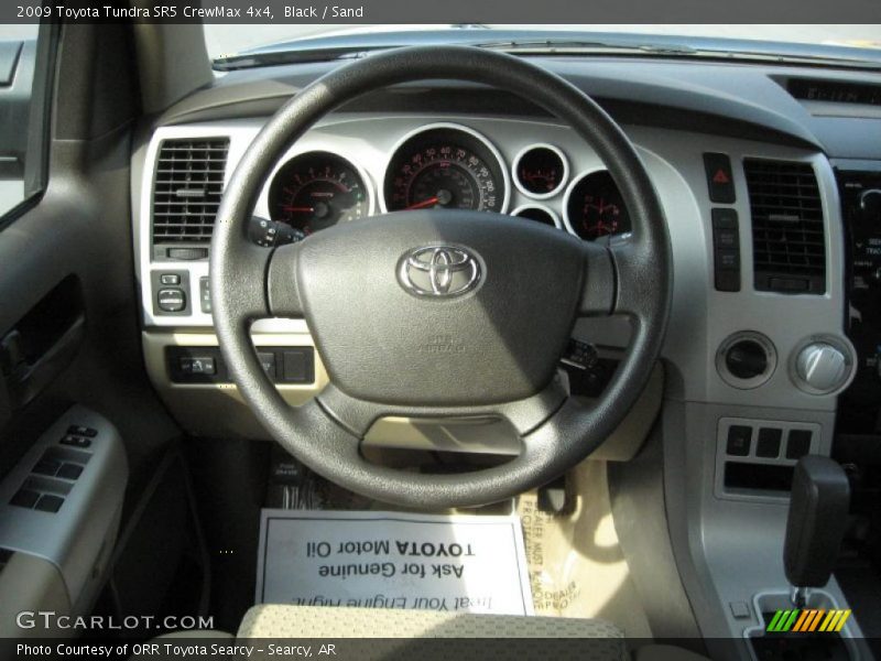 Black / Sand 2009 Toyota Tundra SR5 CrewMax 4x4