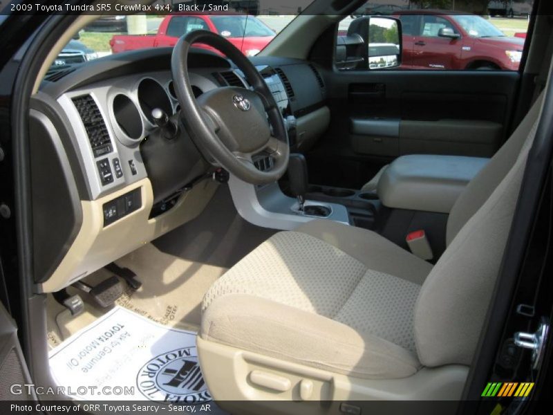 Black / Sand 2009 Toyota Tundra SR5 CrewMax 4x4