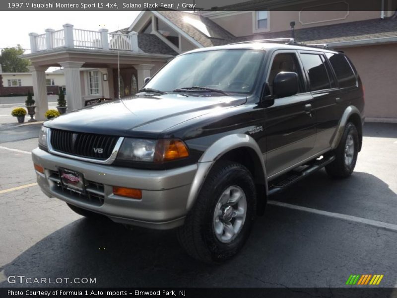 Solano Black Pearl / Gray 1997 Mitsubishi Montero Sport LS 4x4