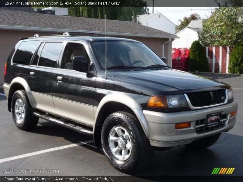 Solano Black Pearl / Gray 1997 Mitsubishi Montero Sport LS 4x4