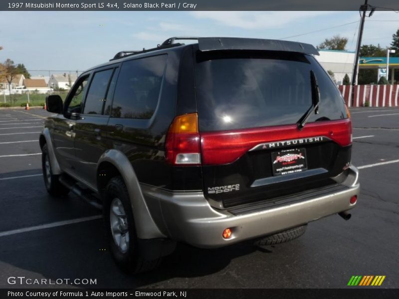 Solano Black Pearl / Gray 1997 Mitsubishi Montero Sport LS 4x4