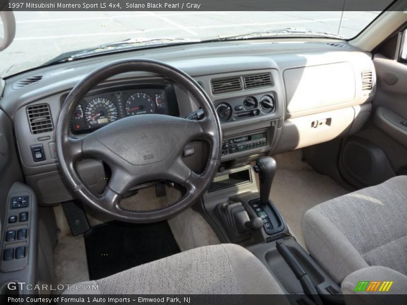 Solano Black Pearl / Gray 1997 Mitsubishi Montero Sport LS 4x4
