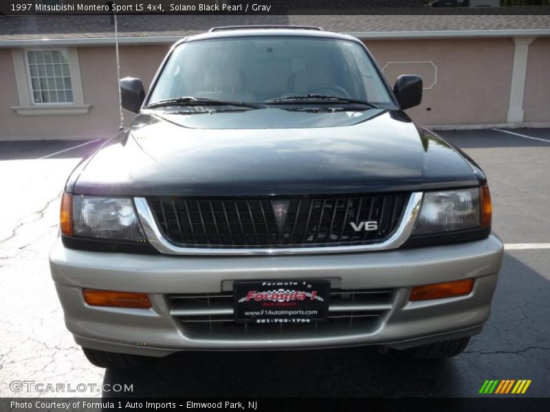 Solano Black Pearl / Gray 1997 Mitsubishi Montero Sport LS 4x4
