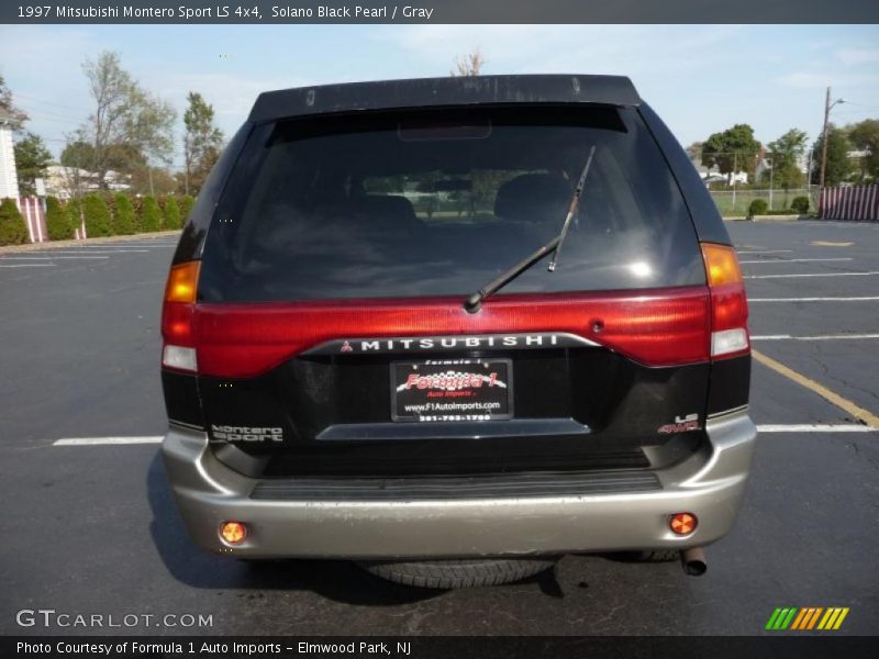 Solano Black Pearl / Gray 1997 Mitsubishi Montero Sport LS 4x4