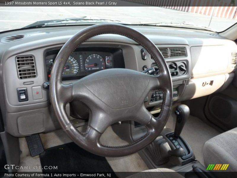 Solano Black Pearl / Gray 1997 Mitsubishi Montero Sport LS 4x4