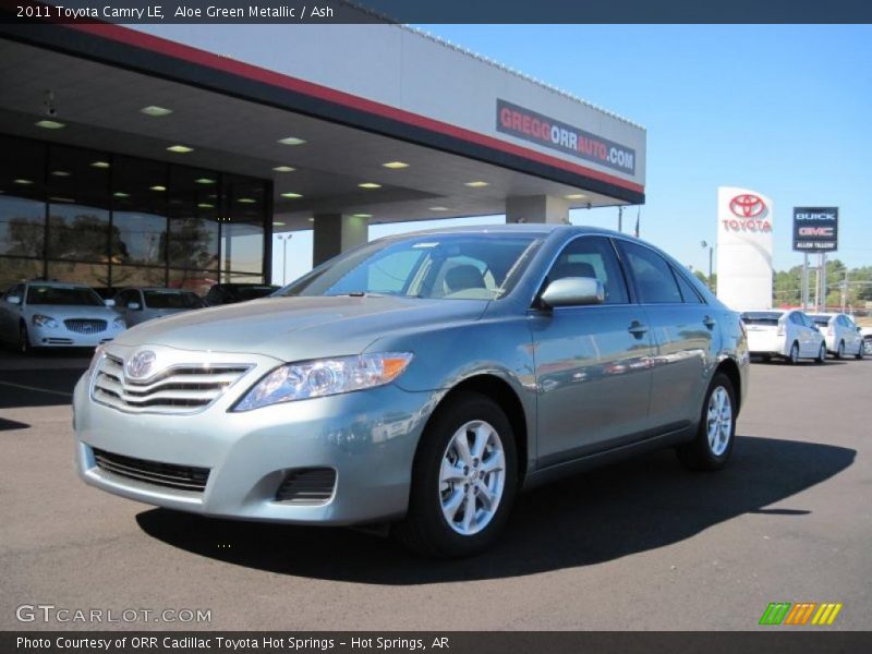 Aloe Green Metallic / Ash 2011 Toyota Camry LE