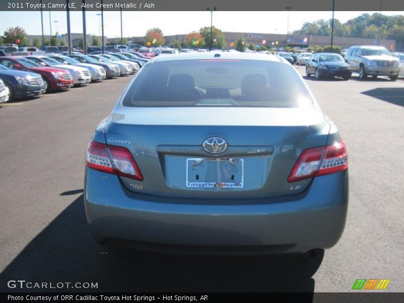 Aloe Green Metallic / Ash 2011 Toyota Camry LE