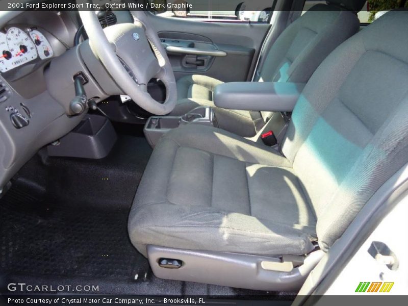 Oxford White / Dark Graphite 2001 Ford Explorer Sport Trac