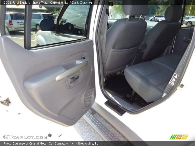 Oxford White / Dark Graphite 2001 Ford Explorer Sport Trac